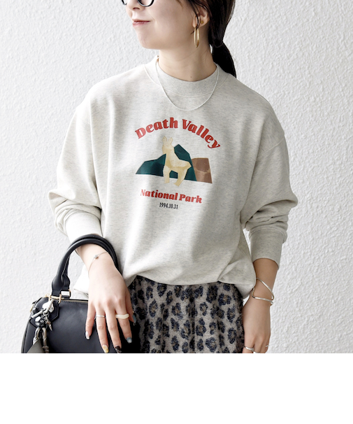 【WEB限定】SHIPS any: NATIONAL PARK プリント スウェット 25AW(ユニセックス)◇