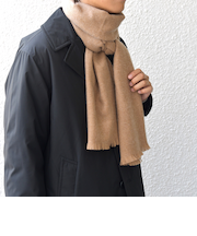 SHIPS any: サープラスヤーン ウール カシミヤ ストール◇