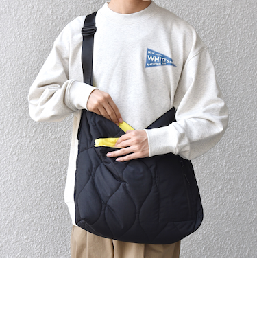 SHIPS any: 2トーン キルティング アズマ 2WAY ショルダーバッグ◆