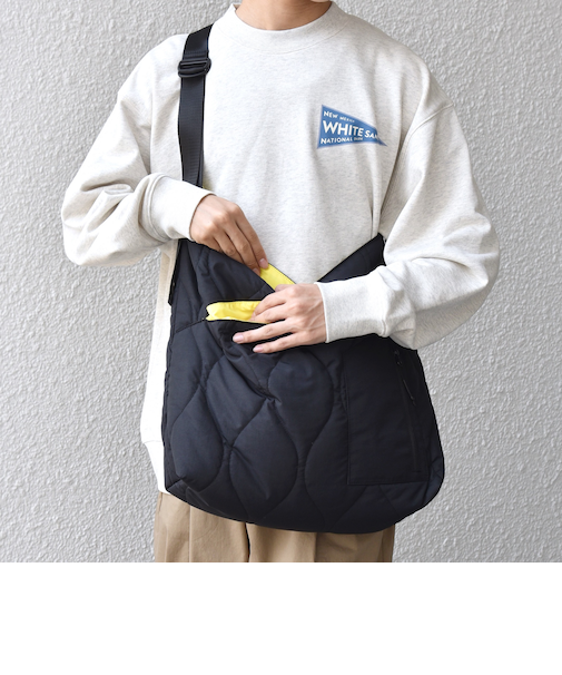 SHIPS any: 2トーン キルティング アズマ 2WAY ショルダーバッグ◆