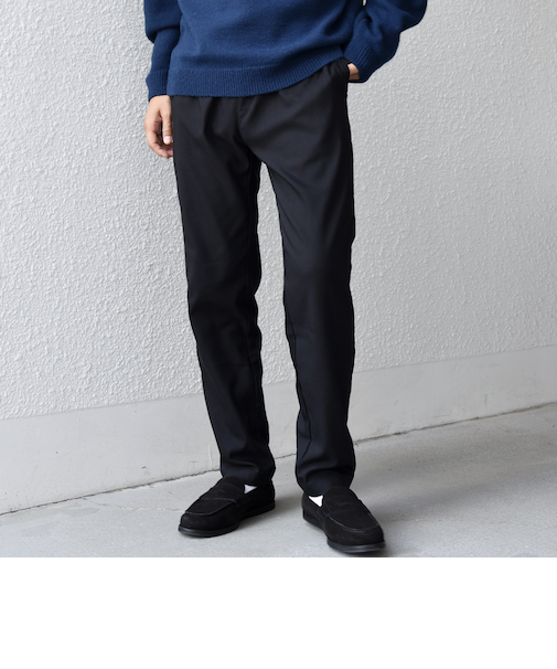 SHIPS any: スーパー ストレッチ 裏起毛 ウォーム スリム テーパード イージー パンツ◆