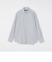 SHIPS Colors:コットン フランネル 小紋柄 プリント ワイドカラー シャツ