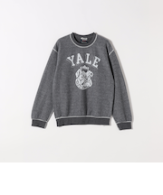 The BOOK STORE:〈洗濯機可能〉YALE ブルドッグ プリント クルーネック スウェット
