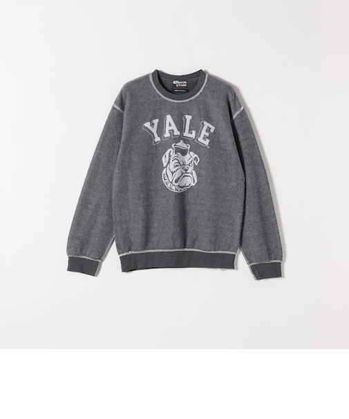 The BOOK STORE:〈洗濯機可能〉YALE ブルドッグ プリント クルーネック スウェット