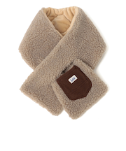 Lee:〈手洗い可能〉ボア キルティング リバーシブル ポケット マフラー <KIDS>