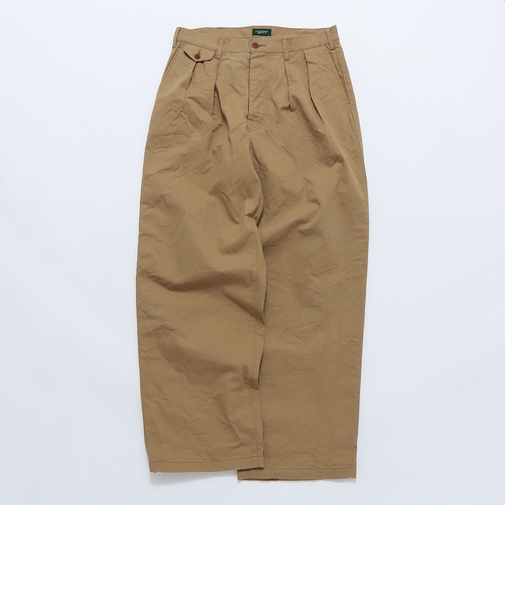 TAKE&SONS: CHINO 2PLEATS TROUSERS