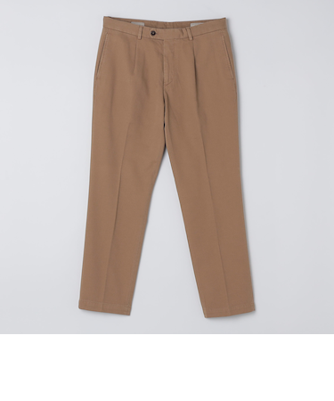 DEVORE incipit: ガーメントダイ コットン 1プリーツ スラックス