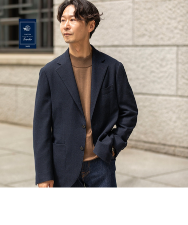 SHIPS:〈FUNCTION〉〈セットアップ対応〉ホームスパン ジャケット