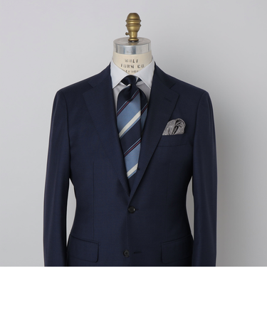 SHIPS: シルク ツイル サテン ストライプ ネクタイ