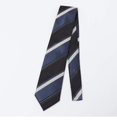 SHIPS: シルク ツイル サテン ストライプ ネクタイ