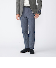 SHIPS:〈手洗い可能〉2WAY ストレッチ ドビー スラックス