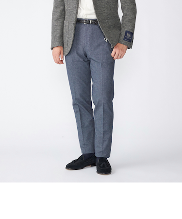 SHIPS:〈手洗い可能〉2WAY ストレッチ ドビー スラックス