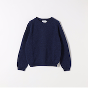 【SHIPS any別注】Harley of Scotland:〈手洗い可能〉シェットランド クルーネック ニット 25AW