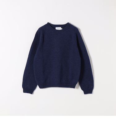 【SHIPS any別注】Harley of Scotland:〈手洗い可能〉シェットランド クルーネック ニット 25AW