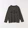 SHIPS Colors:〈洗濯機可能〉フロッキー プリント ロゴTシャツ（ロンT）