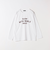 SHIPS Colors:〈洗濯機可能〉フロッキー プリント ロゴTシャツ（ロンT）