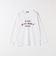 SHIPS Colors:〈洗濯機可能〉フロッキー プリント ロゴTシャツ（ロンT）