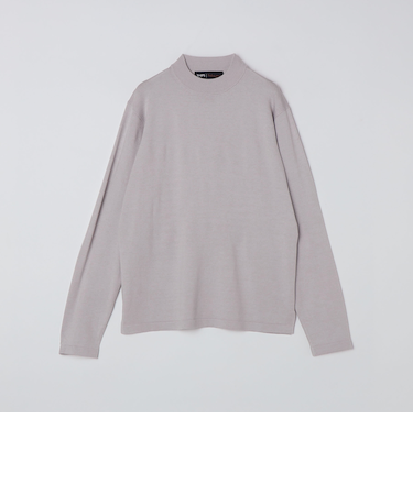 SHIPS Colors:〈吸湿発熱〉Solist(R) Heat 14ゲージ モックネック ニット