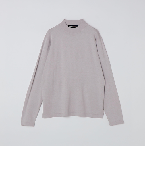 SHIPS Colors:〈吸湿発熱〉Solist(R) Heat 14ゲージ モックネック ニット