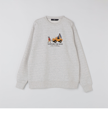 SHIPS Colors:エンブロイダリー スウェット◇