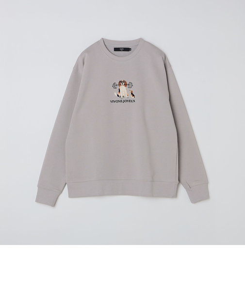 SHIPS Colors:エンブロイダリー スウェット