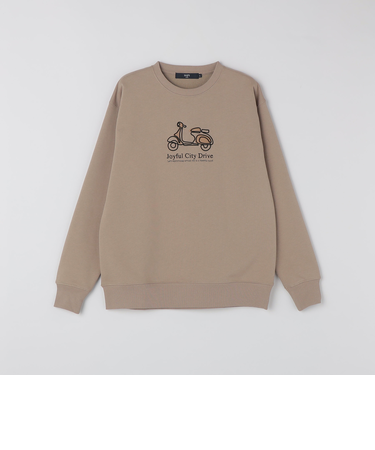 SHIPS Colors:エンブロイダリー スウェット◇