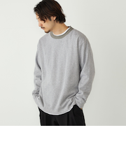 SHIPS Colors:〈手洗い可能〉ニットライク ロングスリーブ Tシャツ (ロンT)