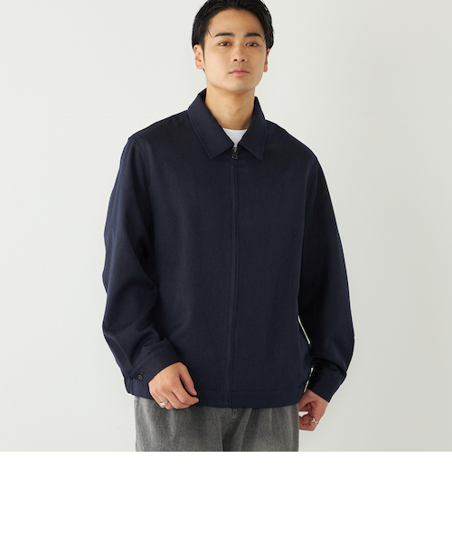 SHIPS: スーパー160'S メリノウール メルトン バーシティジャケット