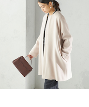 《予約》Pure SUPER100 ノーカラー コート