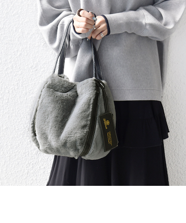 【SHIPS any別注】Folna: 2WAY フェイクファー バッグ 25AW