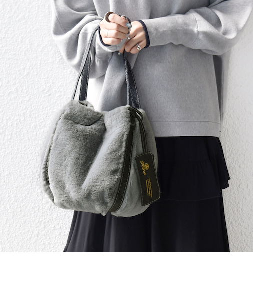 【SHIPS any別注】Folna: 2WAY フェイクファー バッグ 25AW