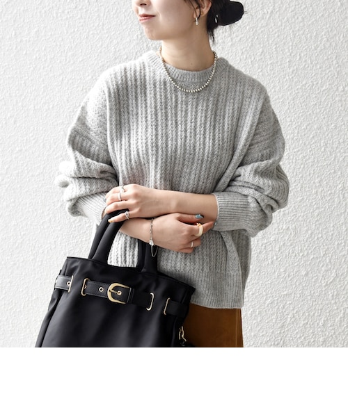 一部追加予約》【WEB限定】SHIPS any:〈手洗い可能〉ヤク ケーブル