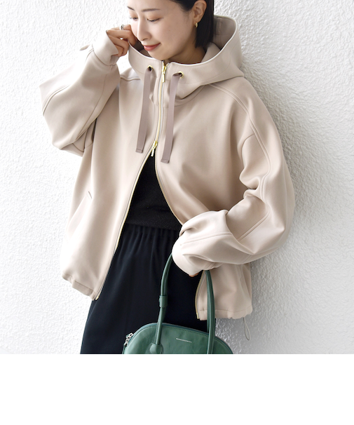 【WEB限定】〈手洗い可能〉ダンボール ダブルジップ フーディー 2