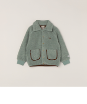 Lee:〈洗濯機可能〉刺繍 ロゴ ボア ポケット ジャケット <KIDS>