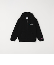 Champion:〈洗濯機可能〉フリース ジップ フード ジャケット<KIDS>