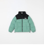 FIRST DOWN:〈洗濯機可能〉リバーシブル バブル ダウン ジャケット <KIDS>◆