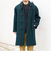 PURE WOOL MELTON ダッフル コート 26AW◆