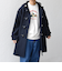 SHIPS any: PURE WOOL MELTON ダッフル コート 25AW◆
