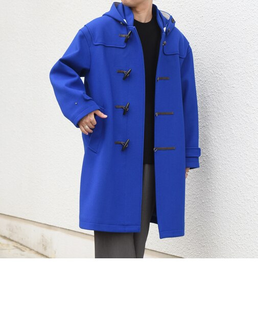 PURE WOOL MELTON ダッフル コート 26AW◆