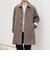 PURE WOOL MELTON ステンカラー コート 26AW◆