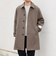 PURE WOOL MELTON ステンカラー コート 26AW◆