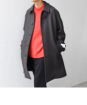 SHIPS any: PURE WOOL MELTON ステンカラー コート 25AW◆