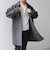 SHIPS any: PURE WOOL MELTON ステンカラー コート 25AW◆