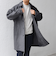 SHIPS any: PURE WOOL MELTON ステンカラー コート 25AW◆