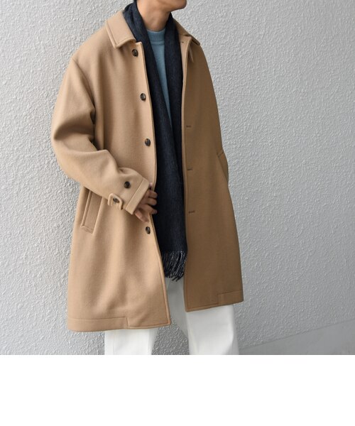 SHIPS any: PURE WOOL MELTON ダブル チェスターコート 25AW