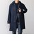 PURE WOOL MELTON ステンカラー コート 26AW◆