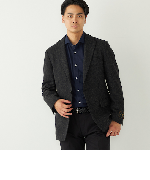 SHIPS Colors:リサイクル ツイード ジャケット(一部セットアップ対応)