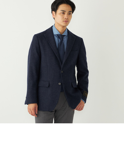 SHIPS Colors:リサイクル ツイード ジャケット(一部セットアップ対応)