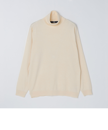 SHIPS Colors:〈手洗い可能〉アンチピリング 12ゲージ タートルネック ニット