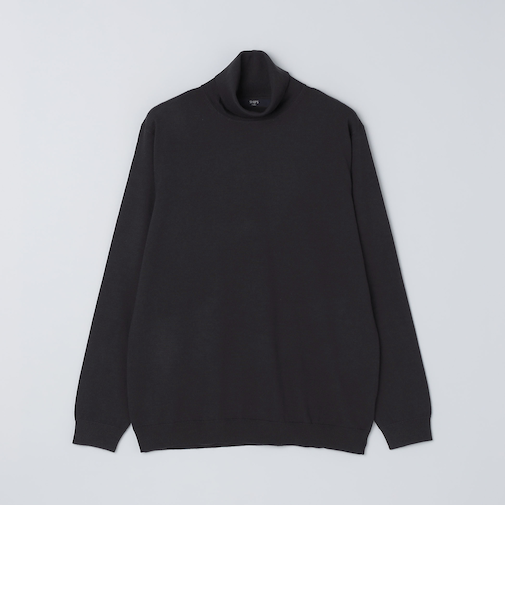 SHIPS Colors:〈手洗い可能〉アンチピリング 12ゲージ タートルネック ニット